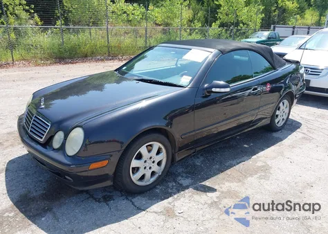 2001 Mercedes-Benz Clk 320 from USA, damaged, VIN WDBLK65G81T076497